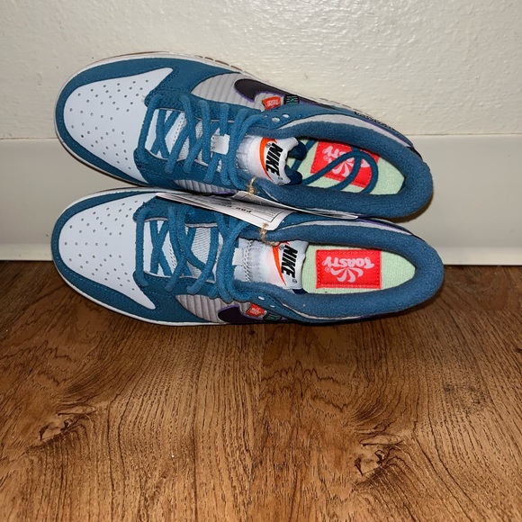 Nike | Shoes | Nike Dunk Low Se Toasty Rift Blue Gs Sample | Poshmark